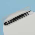 Набор для чистки ушей, 3 предмета, 15.3×2.4×1.1 см, в пластиковом футляре, чёрный - Фото 4