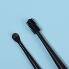 Набор для чистки ушей, 3 предмета, 15.3×2.4×1.1 см, в пластиковом футляре, чёрный - Фото 5