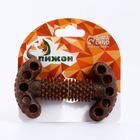 Игрушка для собак «Ключ», TPR+Бамбук, массажная, 12×3.5×5 см - Фото 4