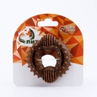 Игрушка для собак «Кольцо с шипами», 8 см, TPR + бамбук - Фото 3