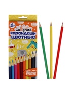 Карандаши Calligrata цветные, 12 цветов, деревянные, трёхгранные, в картонной коробке - Фото 11