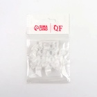 Колпачки для краски, d=10 мм, набор - 25 шт., прозрачные - Фото 4