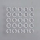 Колпачки для краски, d=14 мм, набор - 25 шт., прозрачные - Фото 3