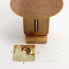 Лампа настольная с фоторамкой 9×9 см (акрил на магнитах) 20×20×35 см - Фото 6