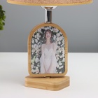 Лампа настольная с фоторамкой 7.2×11 см (акрил на магнитах) 20×20×35 см - Фото 4