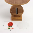 Лампа настольная с фоторамкой 9.8×9.8 см (акрил на магнитах) 20×20×35 см - Фото 6