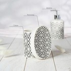 УЦЕНКА Набор для ванной «Морокко» 3 предмета (мыльница. дозатор для мыла, стакан) - Фото 5