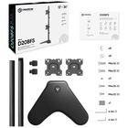 Настольный кронштейн для 2х мониторов ONKRON D208FS чёрный - фото 51684505 Настольный кронштейн для 2х мониторов ONKRON D208FS чёрный - фото 51684505