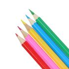 Карандаши Calligrata 18 цветов «Машинка», деревянные, трёхгранные - Фото 7