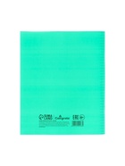 Тетрадь 48 листов в клетку, Calligrata, пластиковая обложка, зелёная - фото 119356470