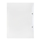 Папка с зажимом А4, 500 мкм, корешок 15 мм, Calligrata, до 100 листов, белая - Фото 12