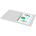 Папка с пружинным скоросшивателем А4, 500 мкм, корешок 15 мм, Calligrata, до 100 листов, белая - Фото 6