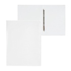 Папка с пружинным скоросшивателем А4, 500 мкм, корешок 15 мм, Calligrata, до 100 листов, белая - Фото 1