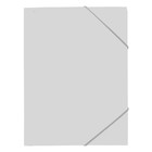 Папка на резинке А5, 500 мкм, Calligrata, корешок 15 мм, до 100 листов, белая - Фото 1