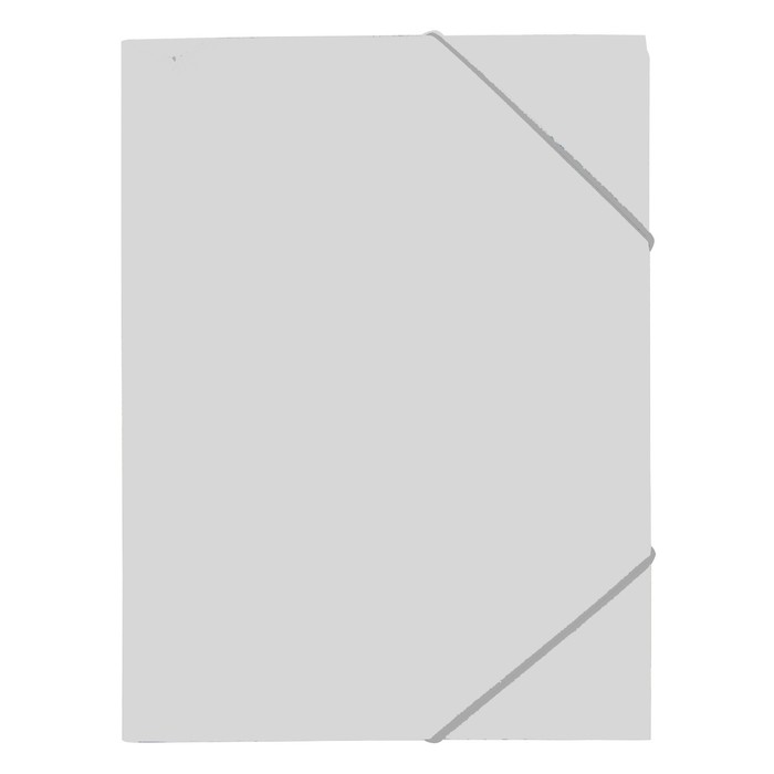 Папка на резинке А5, 500 мкм, Calligrata, корешок 15 мм, до 100 листов, белая