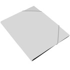 Папка на резинке А5, 500 мкм, Calligrata, корешок 15 мм, до 100 листов, белая - Фото 2