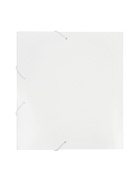 Папка на резинке А5, 500 мкм, Calligrata, корешок 15 мм, до 100 листов, белая 10698001