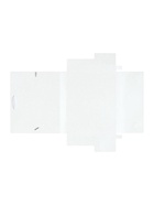 Папка на резинке А5, 500 мкм, Calligrata, корешок 15 мм, до 100 листов, белая - Фото 7