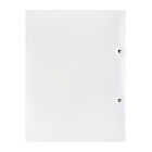 Папка на 2 кольцах А4, Calligrata, 18 мм, 500 мкм, белая - Фото 13