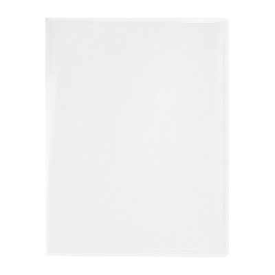 Папка на 2 кольцах А4, Calligrata, 18 мм, 500 мкм, белая