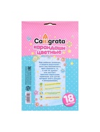 Карандаши Calligrata «Принцесса», цветные, 18 цветов, деревянные, трёхгранные - Фото 11