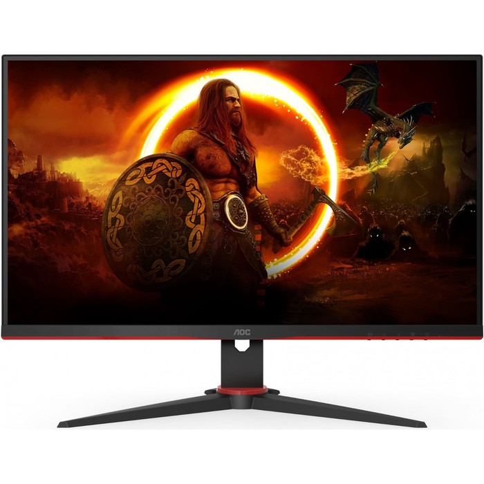 Монитор AOC 23.8" 24G2SPAE черный/красный IPS LED 1ms 16:9 HDMI M/M матовая 250cd 178гр/178   107990 - Фото 1