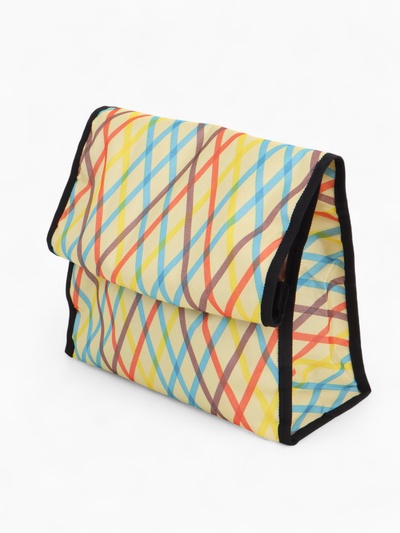 Сумка хозяйственная складная на липучке, 2 колеса, наружный карман, 32×13×52 см, разноцветная