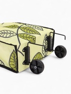 Сумка тележка хозяйственная «Листья», складная, 2 колеса, 32×13×52 см, зелёная - Фото 8