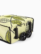 Сумка тележка хозяйственная «Листья», складная, 2 колеса, 32×13×52 см, зелёная - Фото 9