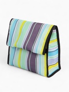 Сумка хозяйственная складная на липучке, 2 колеса, наружный карман, 32×13×52 см, голубая/жёлтая - Фото 11