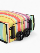 Сумка тележка хозяйственная, складная, на липучке, 2 колеса, наружный карман, 32×13×52 см, разноцветная - Фото 9