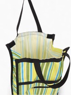 Сумка тележка хозяйственная «Полосы», складная, на липучке, 2 колеса, 32×13×52 см, зелёная - Фото 10