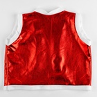 Карнавальный костюм «Новогодний гном»: жилетка, ремень, колпак, рост 98-110 см, красный - Фото 4