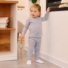 Комплект детский (джемпер, брюки) MINAKU, рост 86-92 см, серый меланж - Фото 8