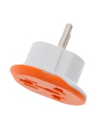 Переходник универсальный 16 А, с заземлением, 220 В, заподлицо в розетку, красный - Фото 12