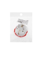 Переходник универсальный 16 А, с заземлением, 220 В, заподлицо в розетку, красный - Фото 13