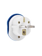 Переходник универсальный 16 А, с заземлением, 220 В, заподлицо в розетку, синий - Фото 6