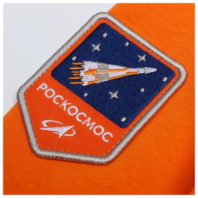 Свитшот РОСКОСМОС х ONLYTOP, р. M, оранжевый