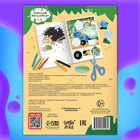 Книжка - аппликация «Вырежи, приклей, раскрась», А5, 20 стр., Синий трактор - Фото 5