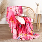 Плед круглый «Этель. Пончик», d=180 см, корал-флис 280 г/м² - Фото 1