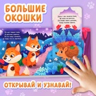 Набор картонных книжек с окошками, 6 шт. по 12 стр. - фото 26215765