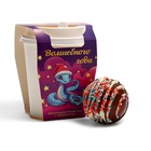 Шоколадная бомбочка с маршмеллоу "Символ года - змея" в стаканчике, 30 г - Фото 2