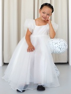 Платье детское нарядное KAFTAN рост 100, белый 10425076 - фото 12985550