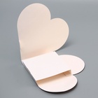 Подарочная коробка - сердце, с вкладышем внутри для конфет, открыток и сувениров, белая, 15×15×3 см  (артикул 10470203)  большой выбор товаров оптом и в розницу по низким ценам с доставкой