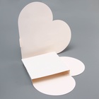 Подарочная коробка - сердце, с вкладышем внутри для конфет, открыток и сувениров, белая, 18×18×3 см - фото 65435126