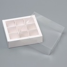 Коробка для 9 конфет, 13.7×13.7×3.5 см - Фото 4