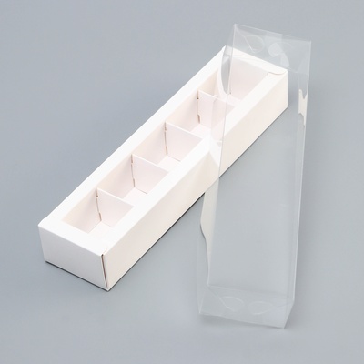 Коробка для 5 конфет, 22×5.5×3.5 см Кондитерская упаковка