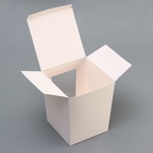 Коробка для кулича белая, кондитерская упаковка, 15×15×18 см - фото 48532123