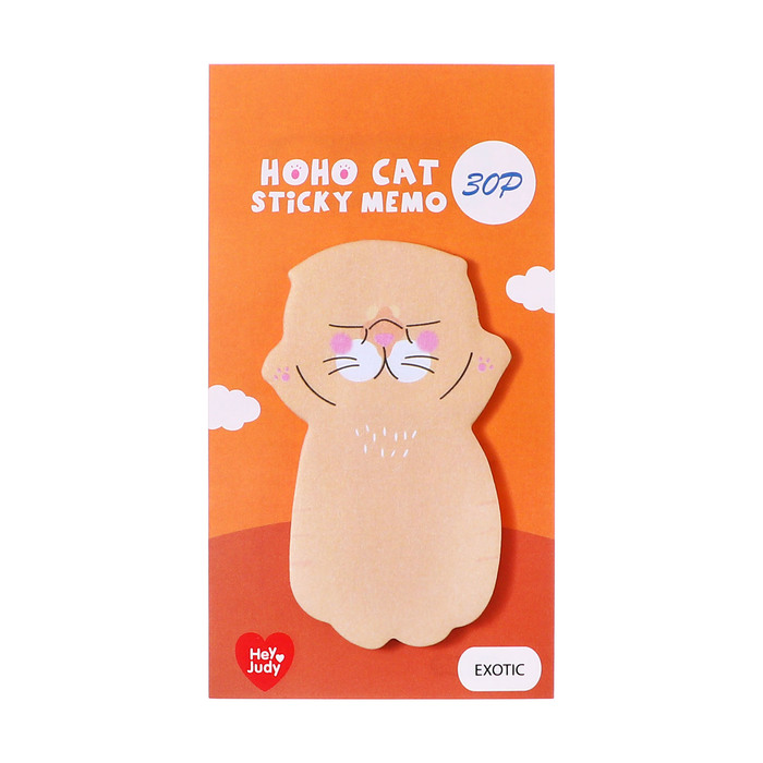 Блок для записей 35×70 мм, 30 листов «Рыжий котик» - Фото 1