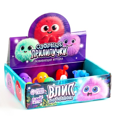 Развивающая игрушка Funny toys «Липучки монстрики», МИКС
